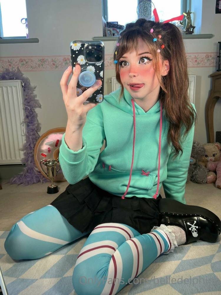 Belle Delphine Adult Vanellope Cosplay Onlyfans Set Leaked - #16