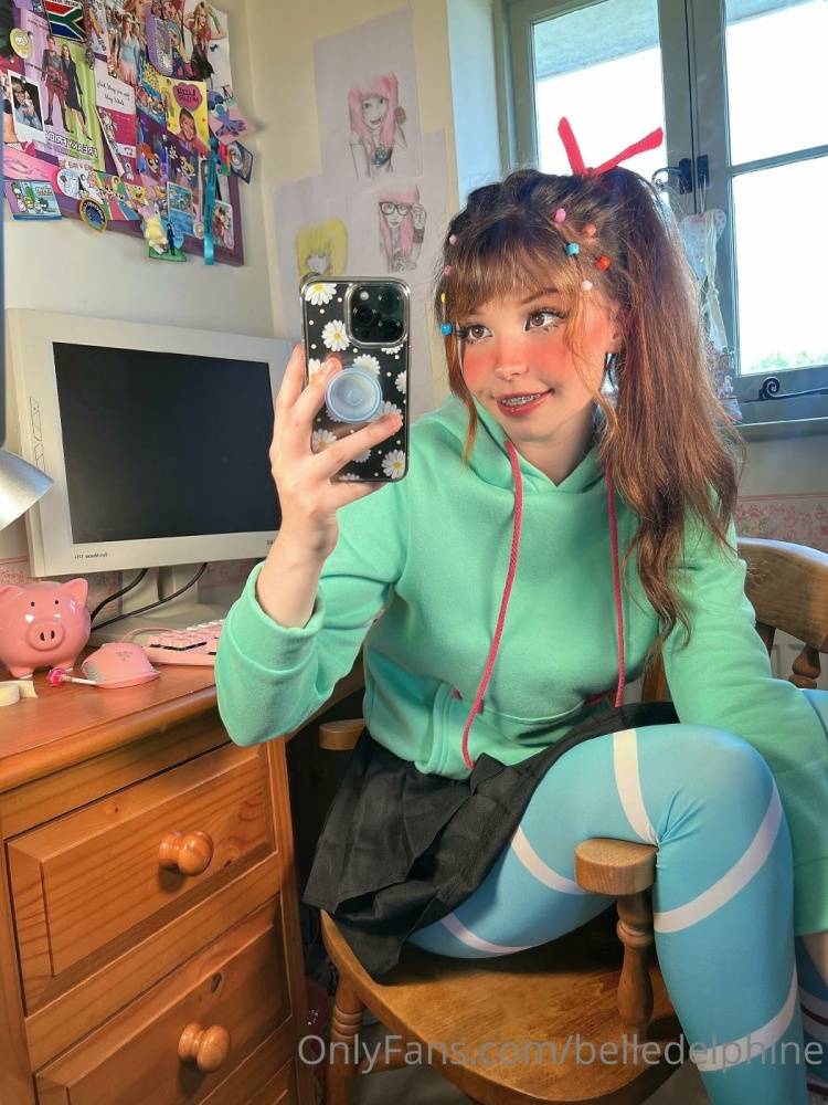 Belle Delphine Adult Vanellope Cosplay Onlyfans Set Leaked - #15