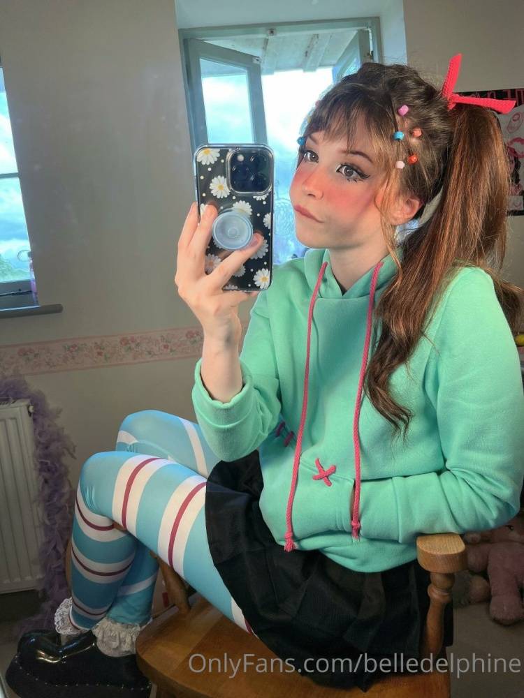 Belle Delphine Adult Vanellope Cosplay Onlyfans Set Leaked - #10