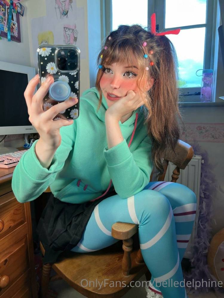 Belle Delphine Adult Vanellope Cosplay Onlyfans Set Leaked - #18