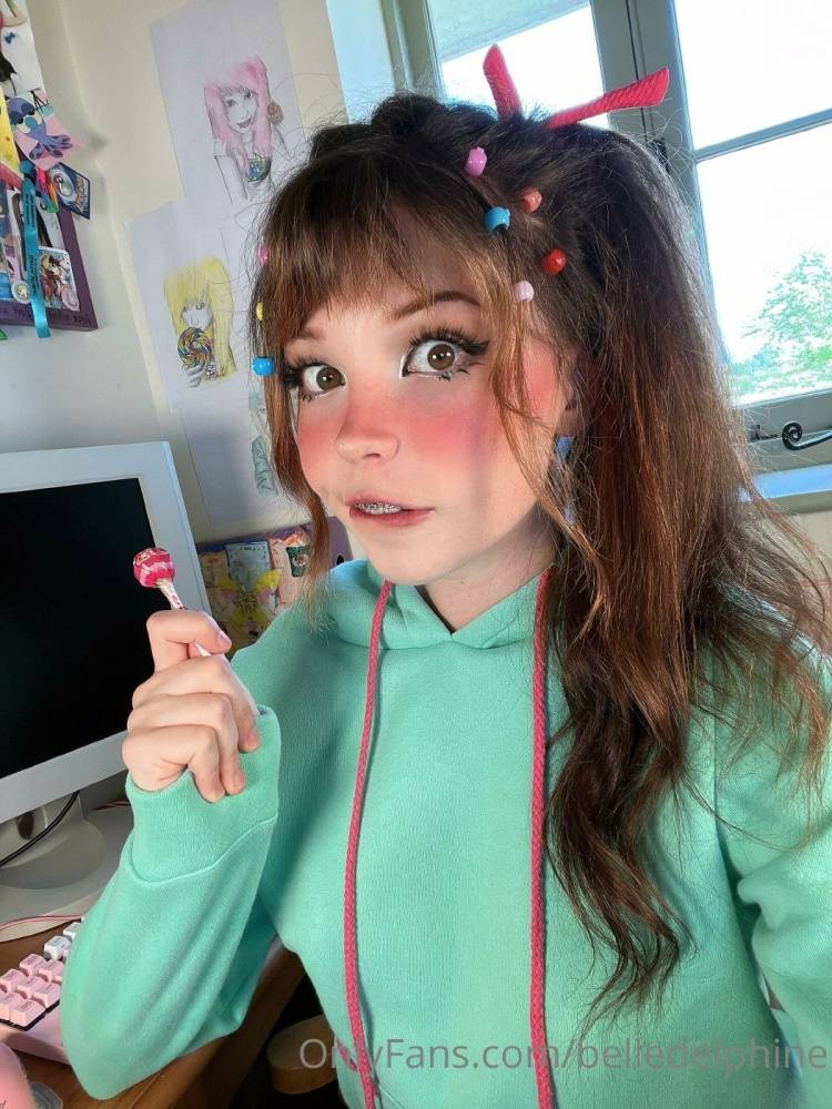 Belle Delphine Adult Vanellope Cosplay Onlyfans Set Leaked - #27