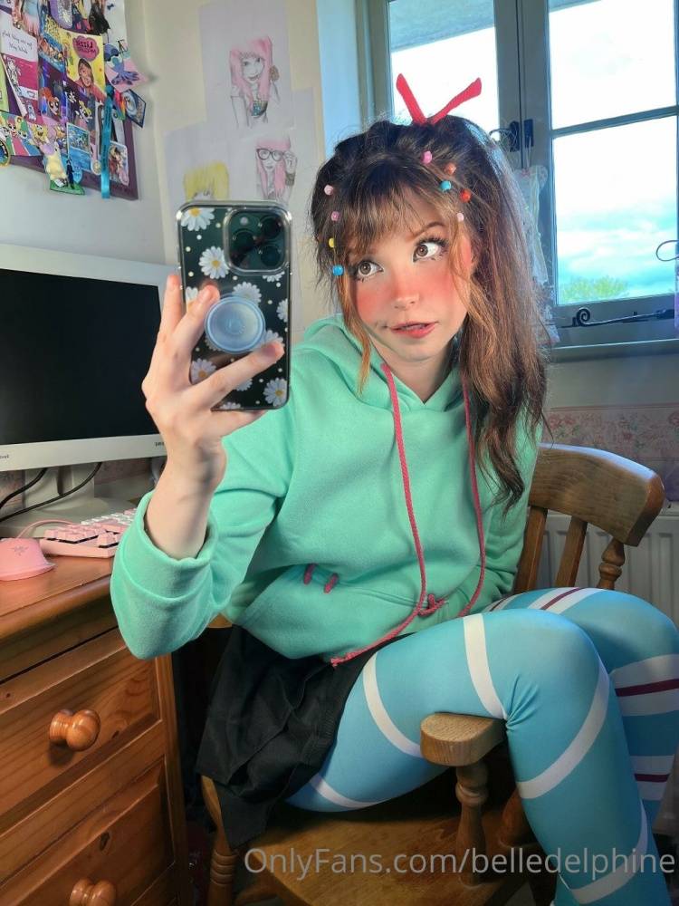 Belle Delphine Adult Vanellope Cosplay Onlyfans Set Leaked - #14