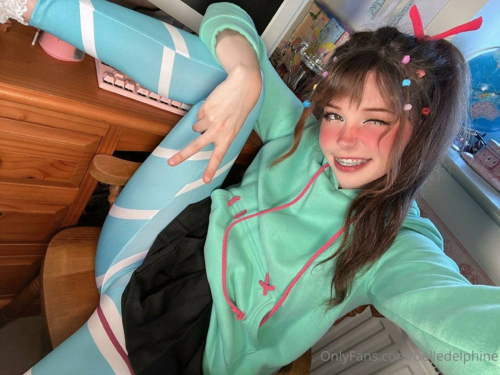 Belle Delphine Adult Vanellope Cosplay Onlyfans Set Leaked - #24