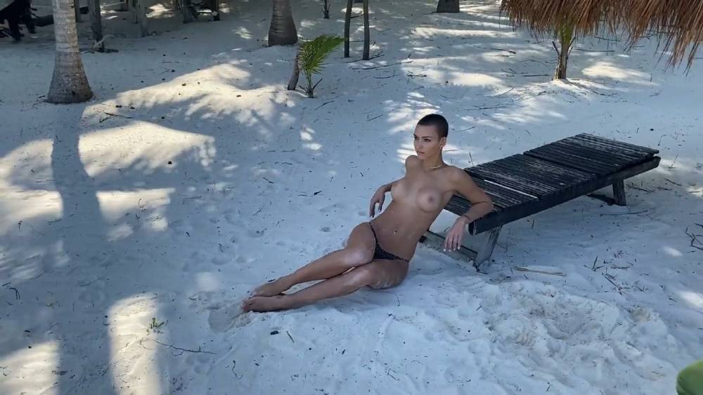 Rachel Cook Megan Samperi Nude Beach BTS Video Leaked - #22
