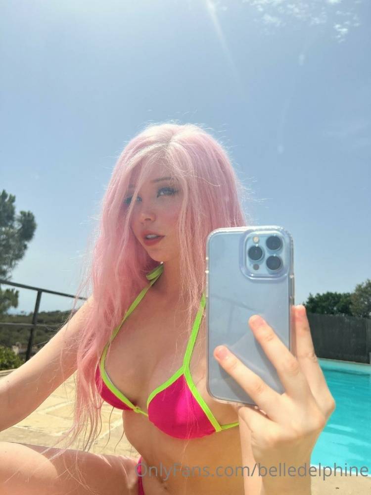 Belle Delphine Nude Pool Holiday Onlyfans Set Leaked - #20
