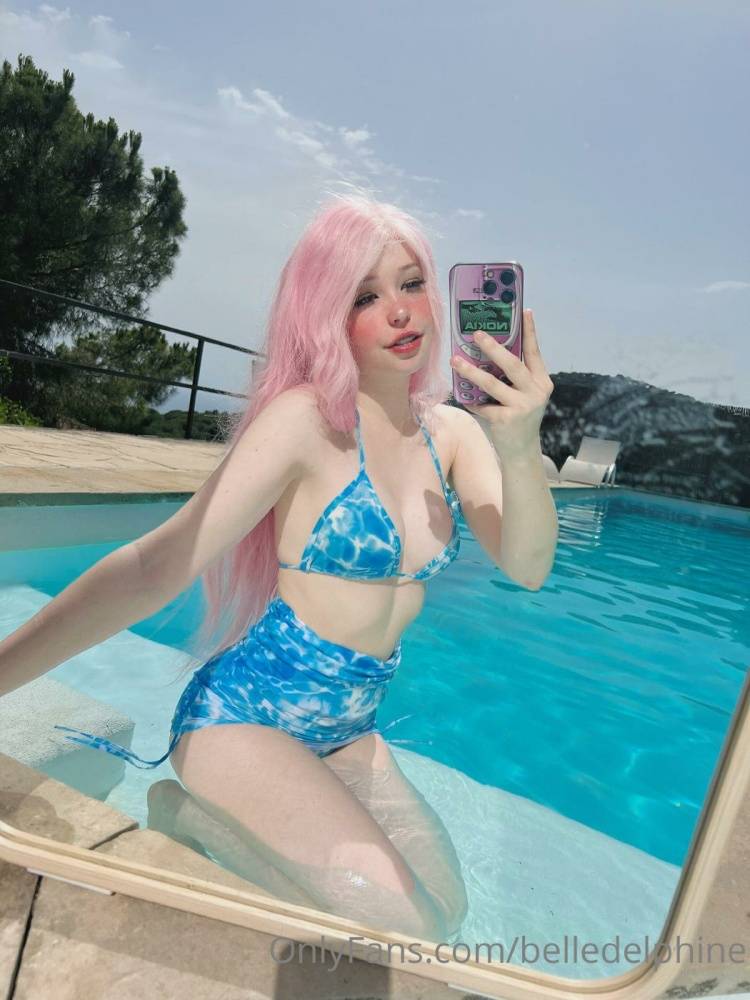 Belle Delphine Nude Pussy Pool Onlyfans Set Leaked - #27