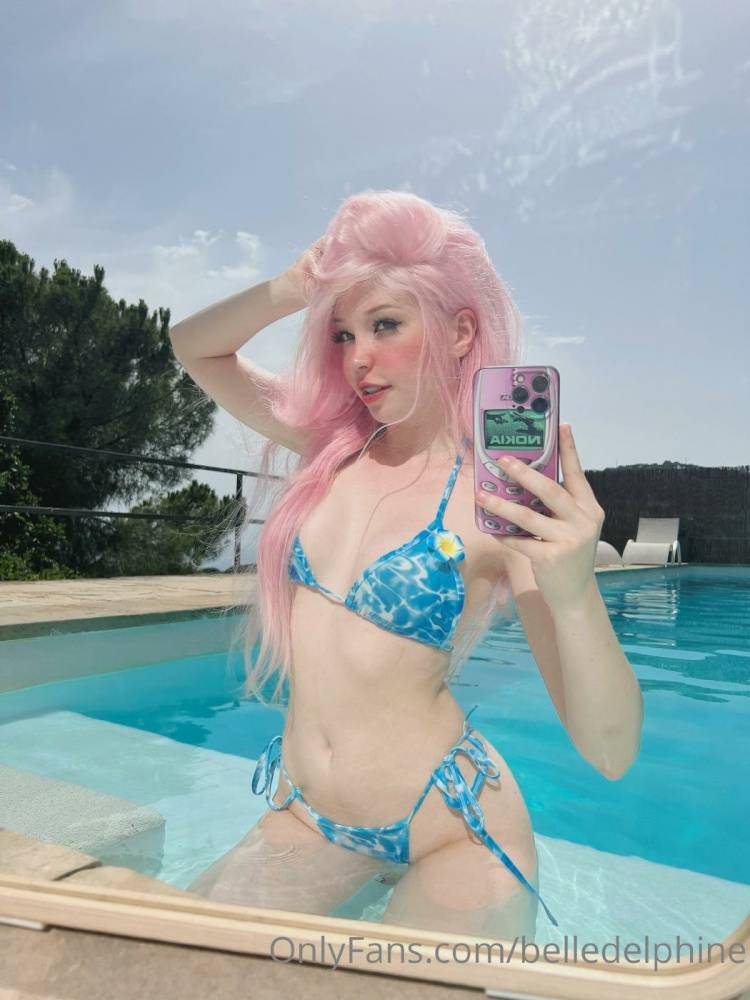 Belle Delphine Nude Pussy Pool Onlyfans Set Leaked - #13