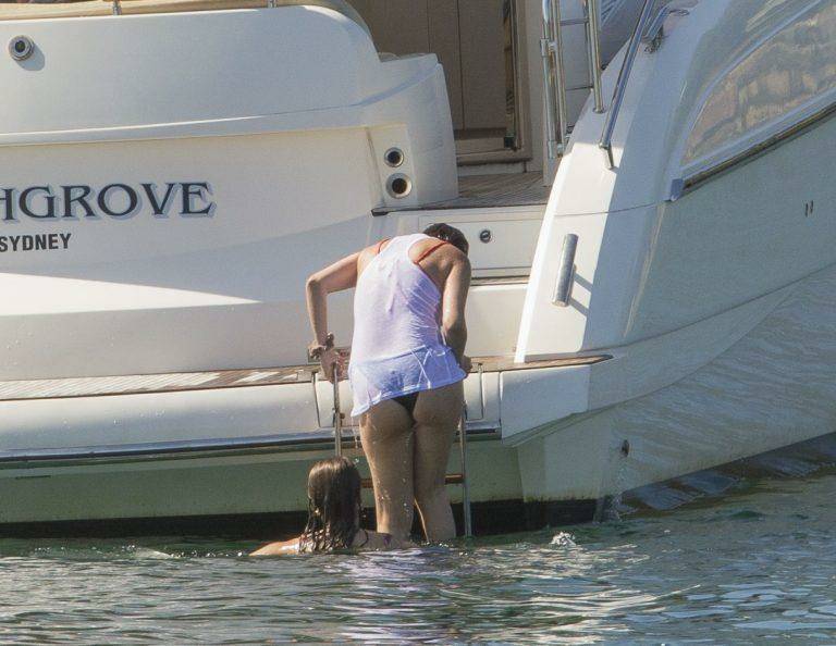 Selena Gomez Thong Bikini Boat Set Leaked - #14