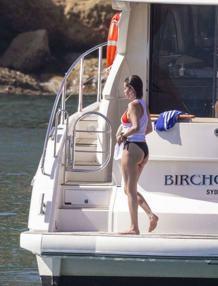 Selena Gomez Thong Bikini Boat Set Leaked - #9