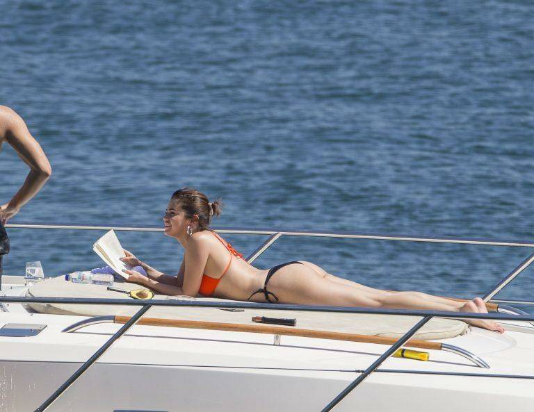 Selena Gomez Thong Bikini Boat Set Leaked - #7