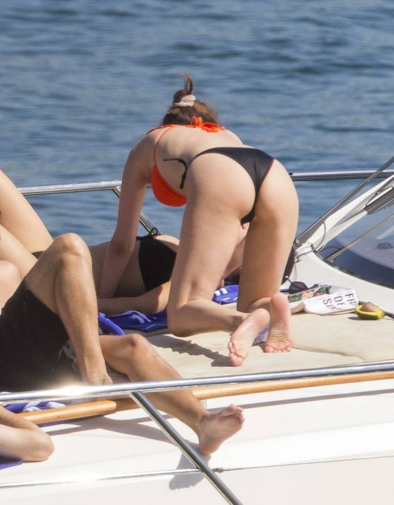 Selena Gomez Thong Bikini Boat Set Leaked - #8