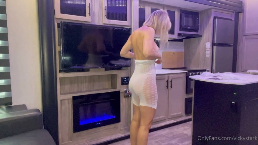 Vicky Stark All White Lingerie Try On Onlyfans Video Leaked - #6