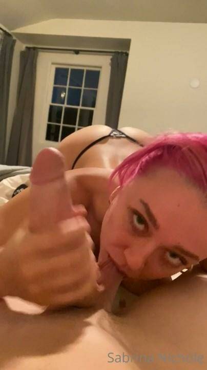 Sabrina Nichole Topless POV Blowjob OnlyFans Video Leaked - #4