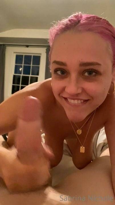Sabrina Nichole Topless POV Blowjob OnlyFans Video Leaked - #2