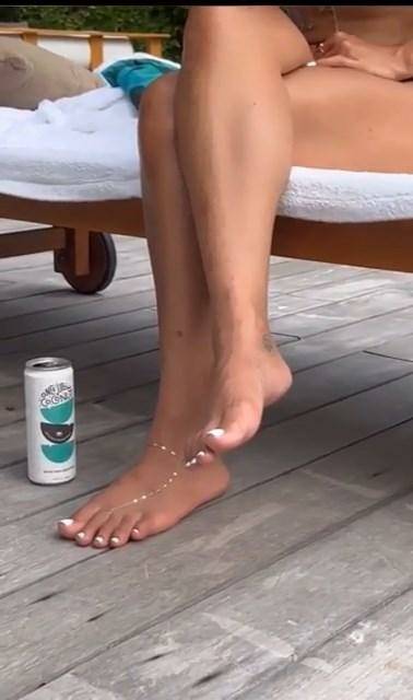 Mia Khalifa Topless Outdoor Feet Tease Video Leaked - #1