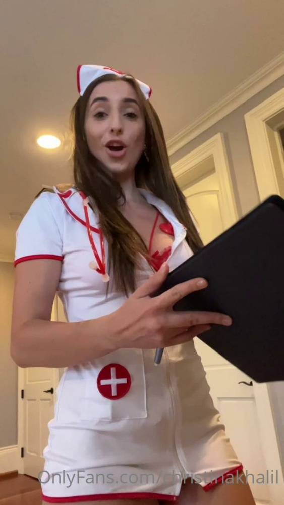 Christina Khalil Naughty Nurse PPV Onlyfans Video Leaked - #16