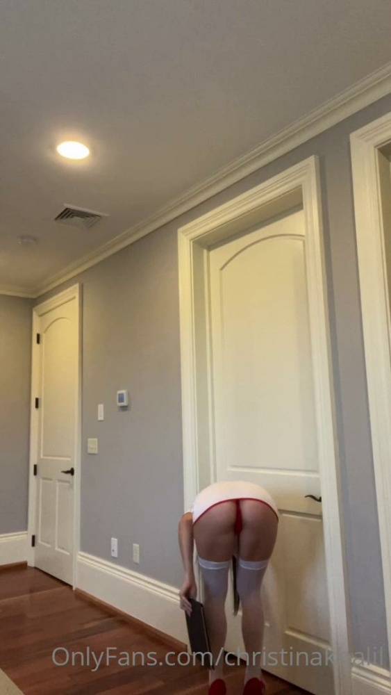 Christina Khalil Naughty Nurse PPV Onlyfans Video Leaked - #18