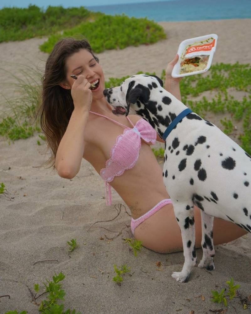 Amanda Cerny Sexy Beach Bikini Candid Set Leaked - #2