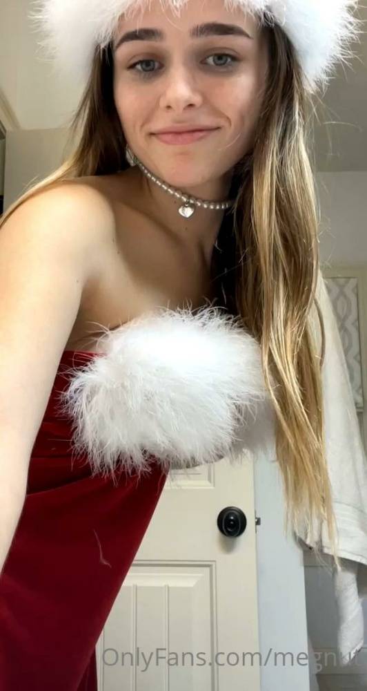 Megnutt02 Topless Xmas Dress Strip Onlyfans Video Leaked - #1