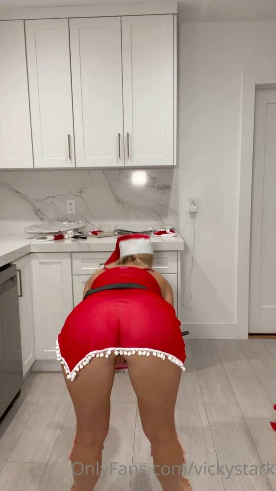 Vicky Stark Xmas Santa Outfits Try On Onlyfans Video Leaked - #11