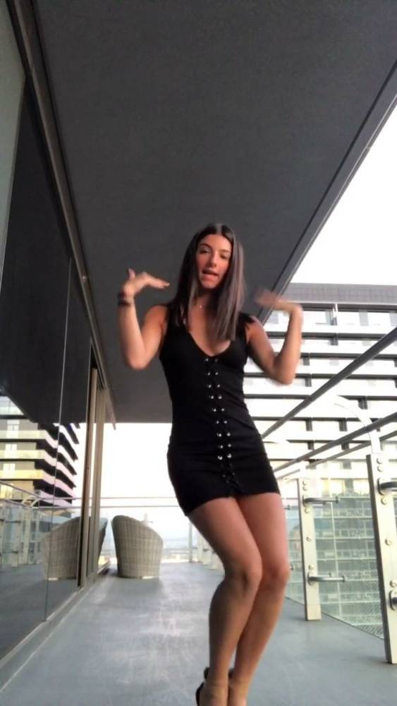 Charli D 19Amelio Sexy Mini Dress Dance Video Leaked - #6