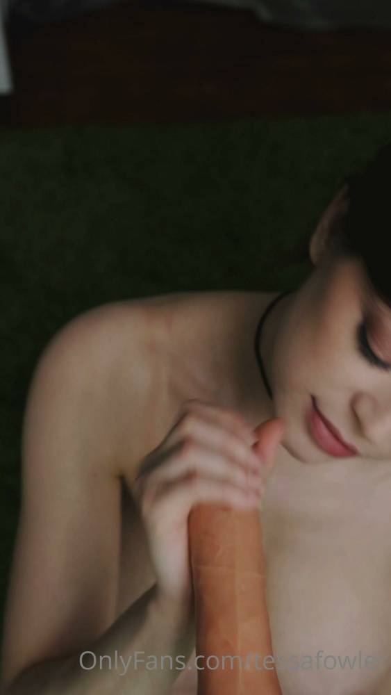 Tessa Fowler Nude Striptease Dildo Blowjob OnlyFans Video Leaked - #1