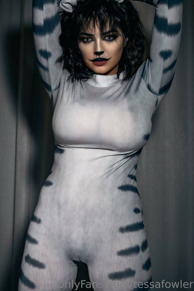 Tessa Fowler Nude Cat Suit Strip OnlyFans Set Leaked - #29