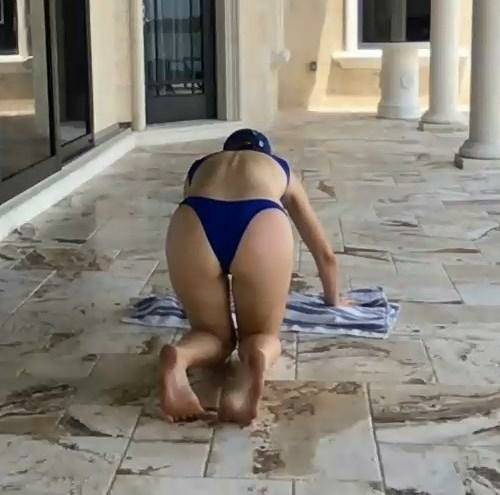 Amanda Cerny Bikini Booty Workout Livestream Leaked - #8