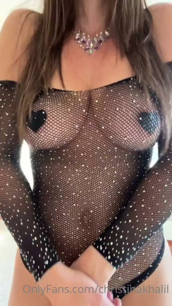 Christina Khalil See-Through Bodysuit Pasties Onlyfans Video Leaked - #5