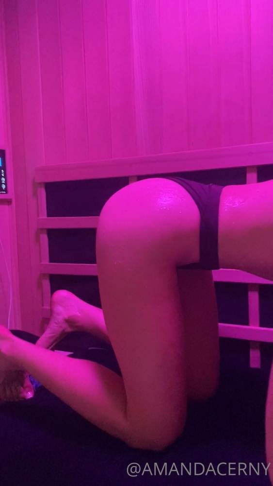 Amanda Cerny Bikini Sauna Stretching OnlyFans Video Leaked - #12