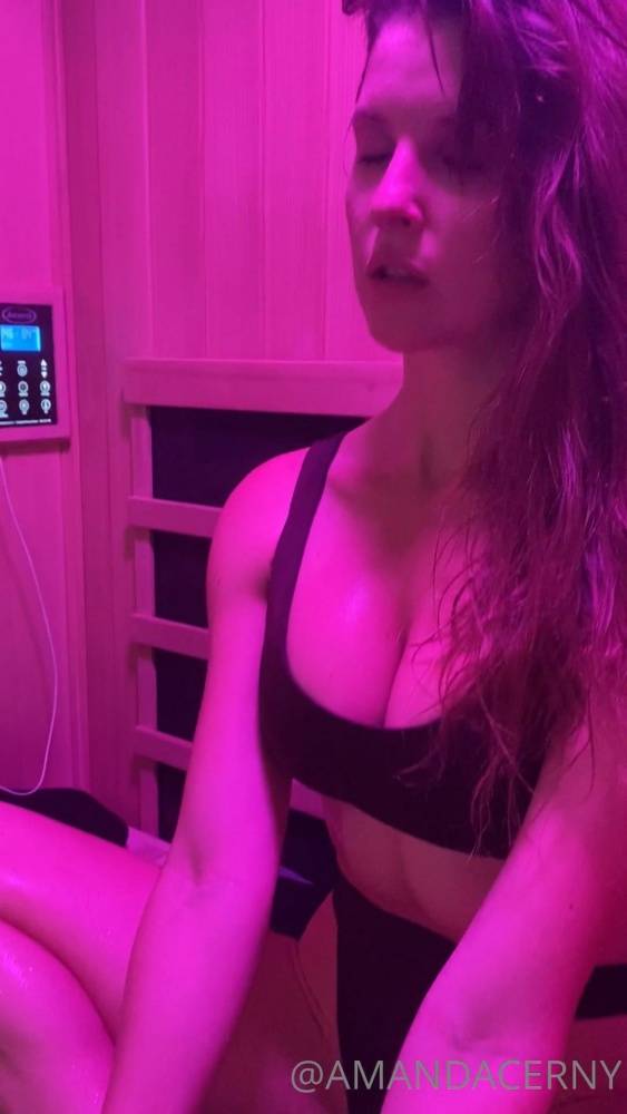 Amanda Cerny Bikini Sauna Stretching OnlyFans Video Leaked - #6
