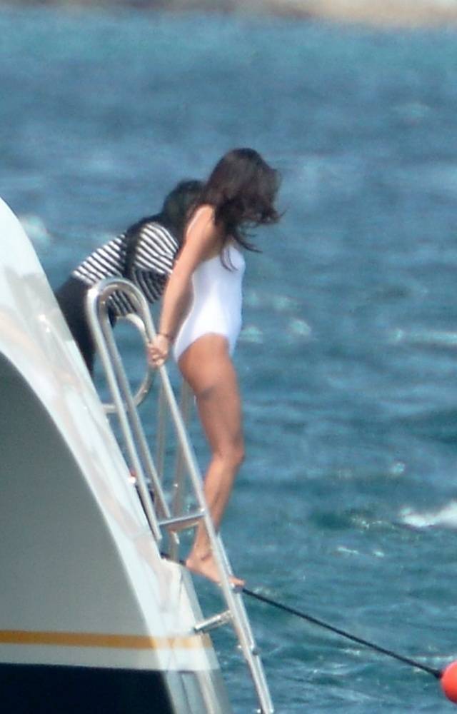Selena Gomez See-Through One-Piece Set Leaked - #27