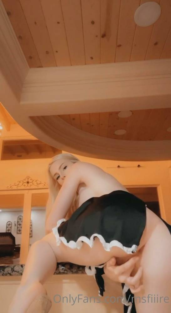 MsFiiire Nude Maid Role Play Onlyfans Video Leaked - #12