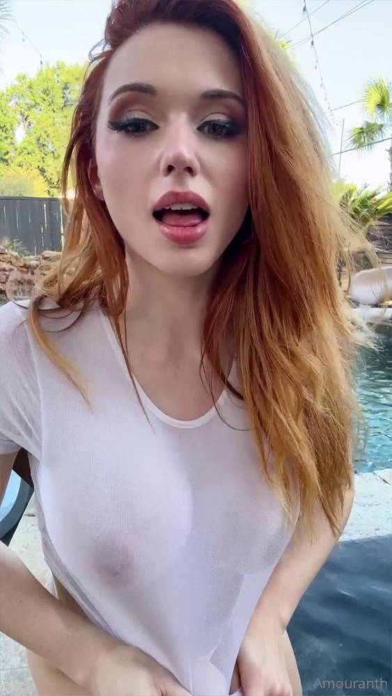 Amouranth Nude Wet T-Shirt Pussy Vibrator Onlyfans Video Leaked - #2