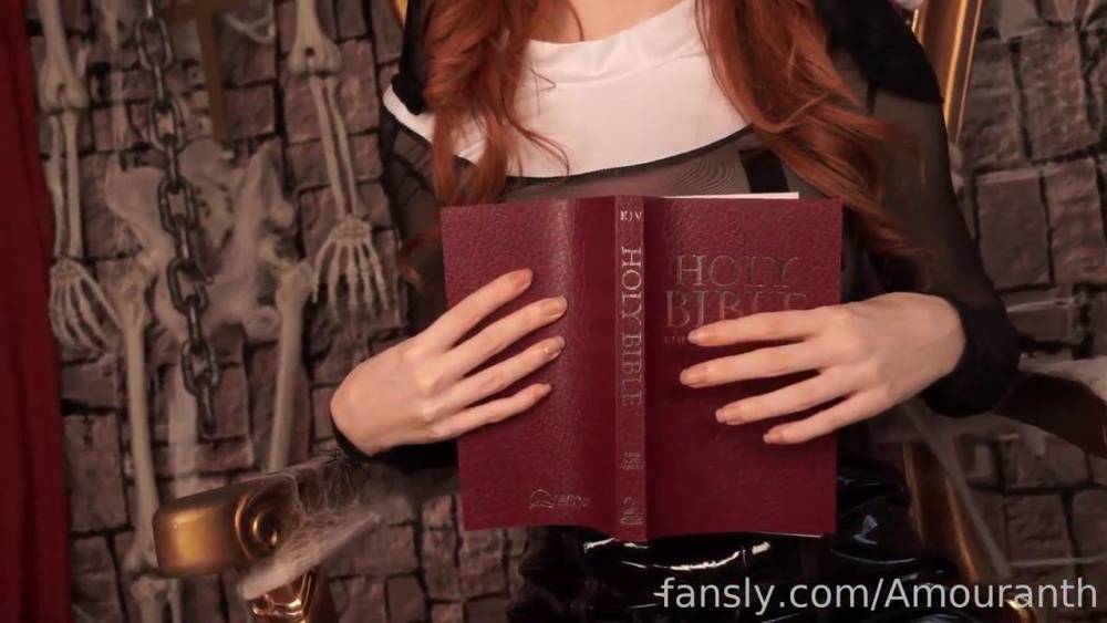 Amouranth Holy Bible Outfit Fansly Video Leaked - #12