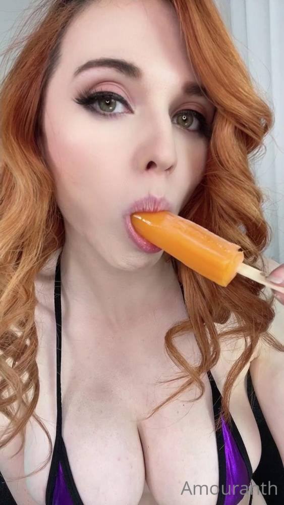 Amouranth Nude Popsicle Blowjob Onlyfans Video - #3