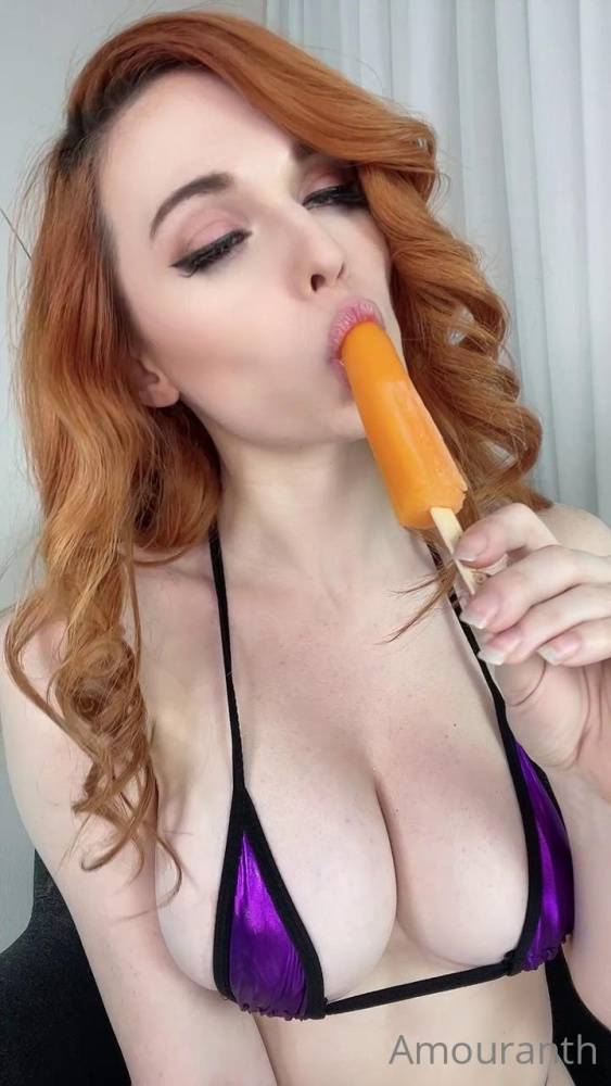 Amouranth Nude Popsicle Blowjob Onlyfans Video - #7
