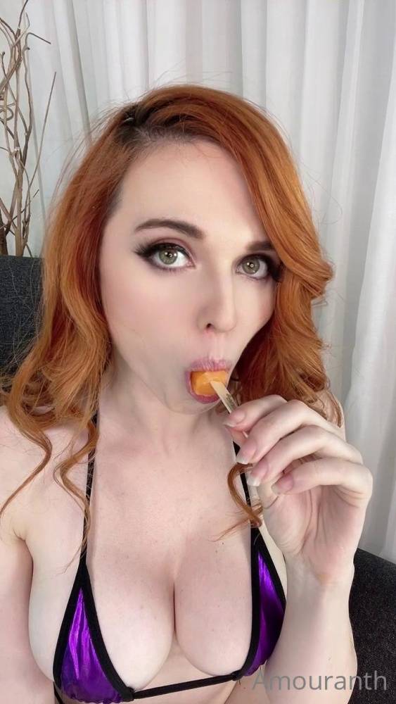 Amouranth Nude Popsicle Blowjob Onlyfans Video - #12