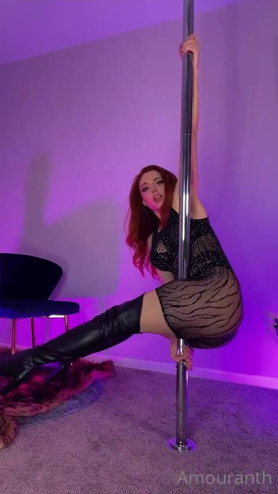 Amouranth Nude Stripper Pole Dancing Onlyfans Video Leaked - #5