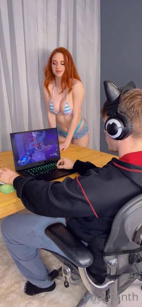 Amouranth Nude Gamer Dildo Blowjob Onlyfans Video Leaked - #2