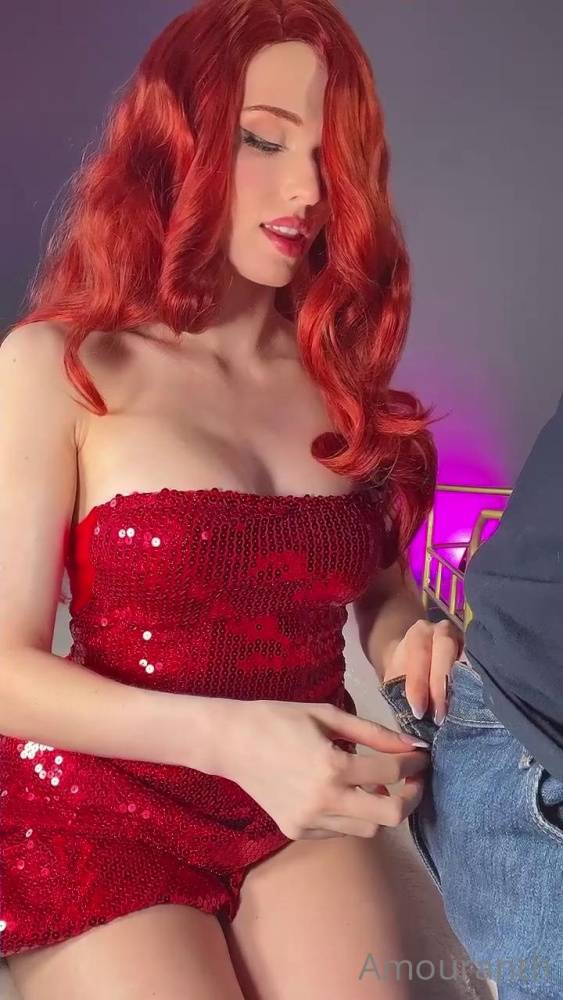 Amouranth Nude Jessica Rabbit Sextape Onlyfans Video Leaked - #9