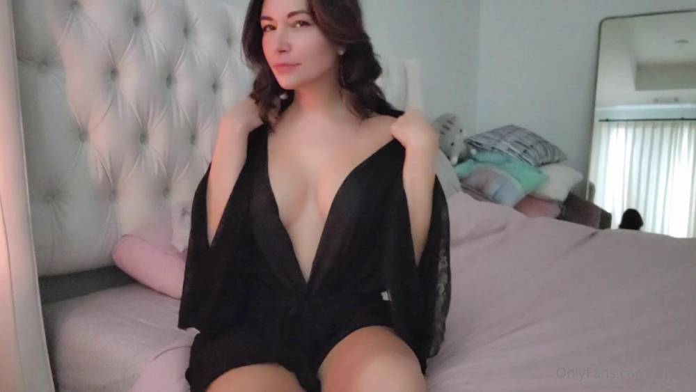Alinity Nude Pussy Night Gown Bed Strip Onlyfans Video Leaked - #6