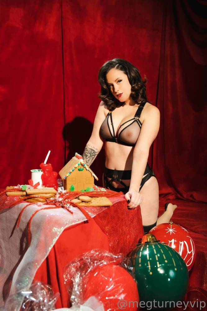 Meg Turney Nude Christmas Lingerie Strip Onlyfans Set Leaked - #25