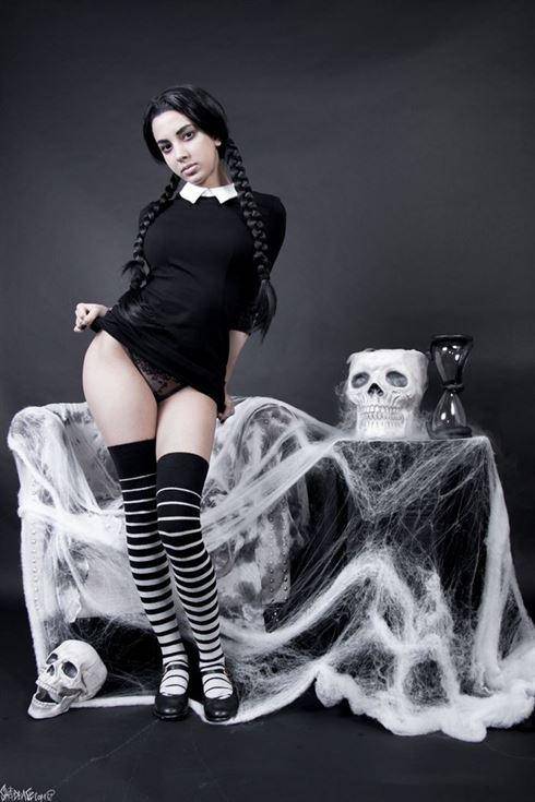 Susu Sexy Wednesday Addams Family Cosplay Fansly Set Leaked - #3