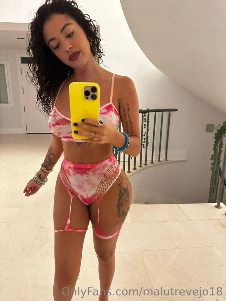 Malu Trevejo Lingerie Bodysuit Mirror Selfies Onlyfans Set Leaked - #6