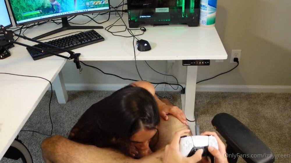 Full Video : Izzy Green Nude Video Game POV Blowjob OnlyFans - #7