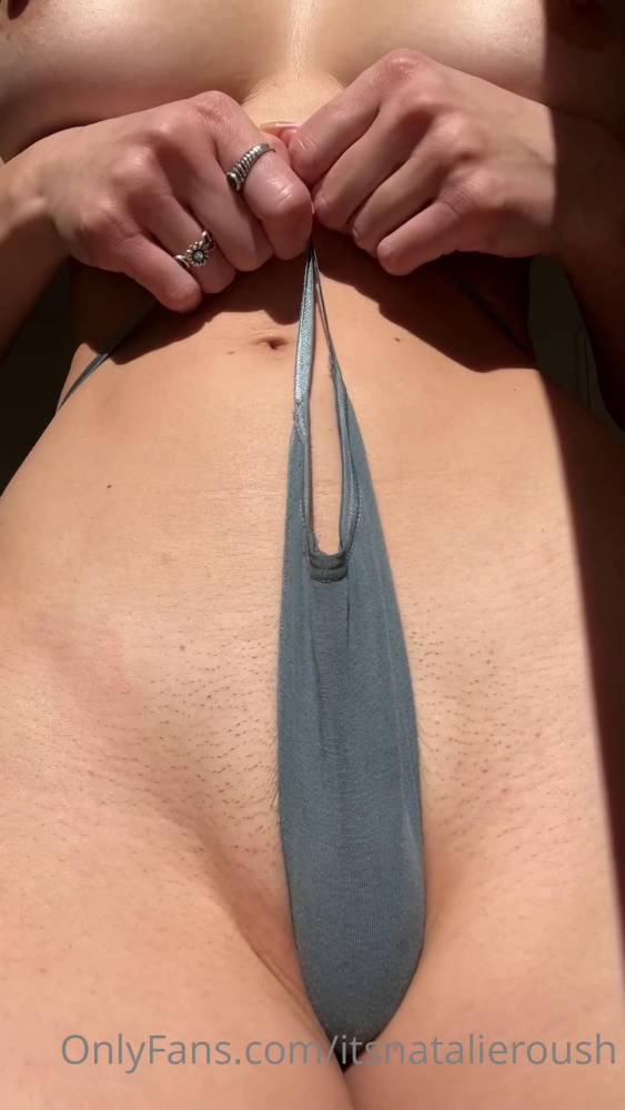 Natalie Roush Nude Topless G-String Haul Onlyfans Video Leaked - #16