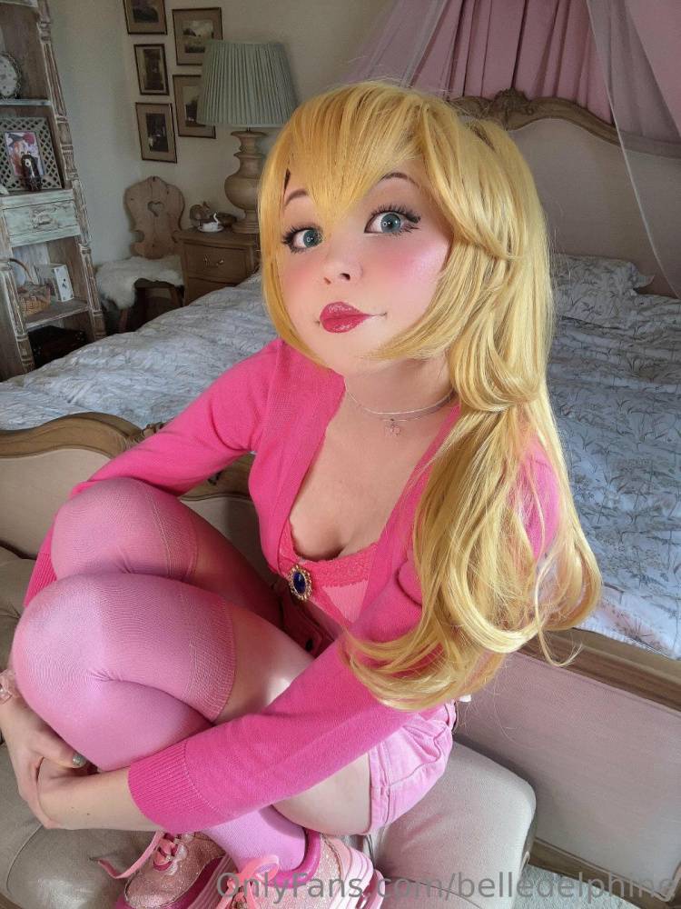 Belle Delphine Nude Princess Peach Cosplay Onlyfans Set Leaked - #12
