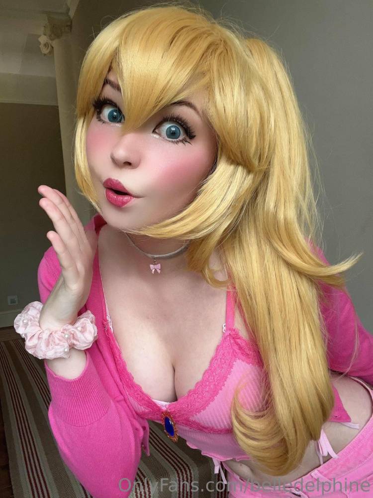 Belle Delphine Nude Princess Peach Cosplay Onlyfans Set Leaked - #5
