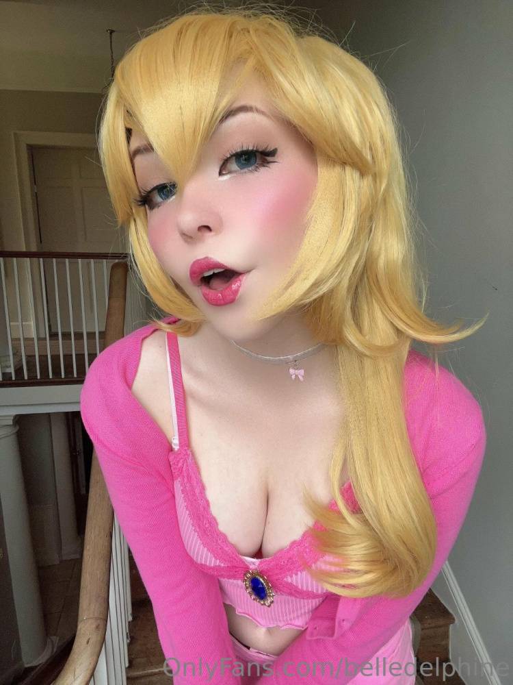 Belle Delphine Nude Princess Peach Cosplay Onlyfans Set Leaked - #26